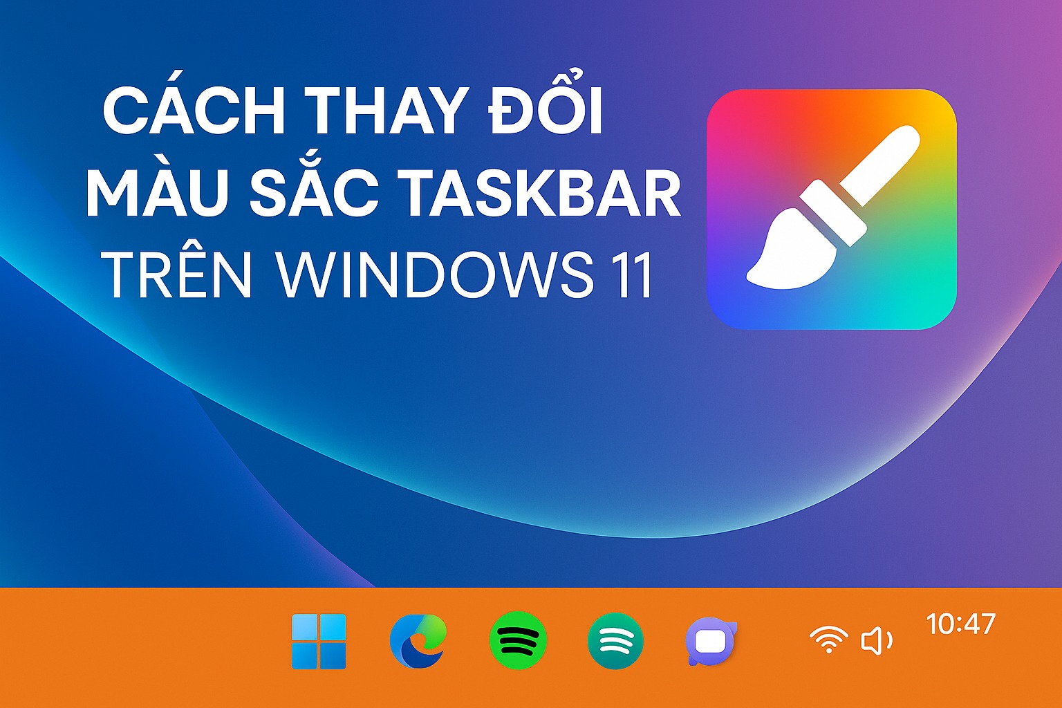 Hướng dẫn thay đổi màu sắc thanh Taskbar trên Windows 11 nhanh chóng