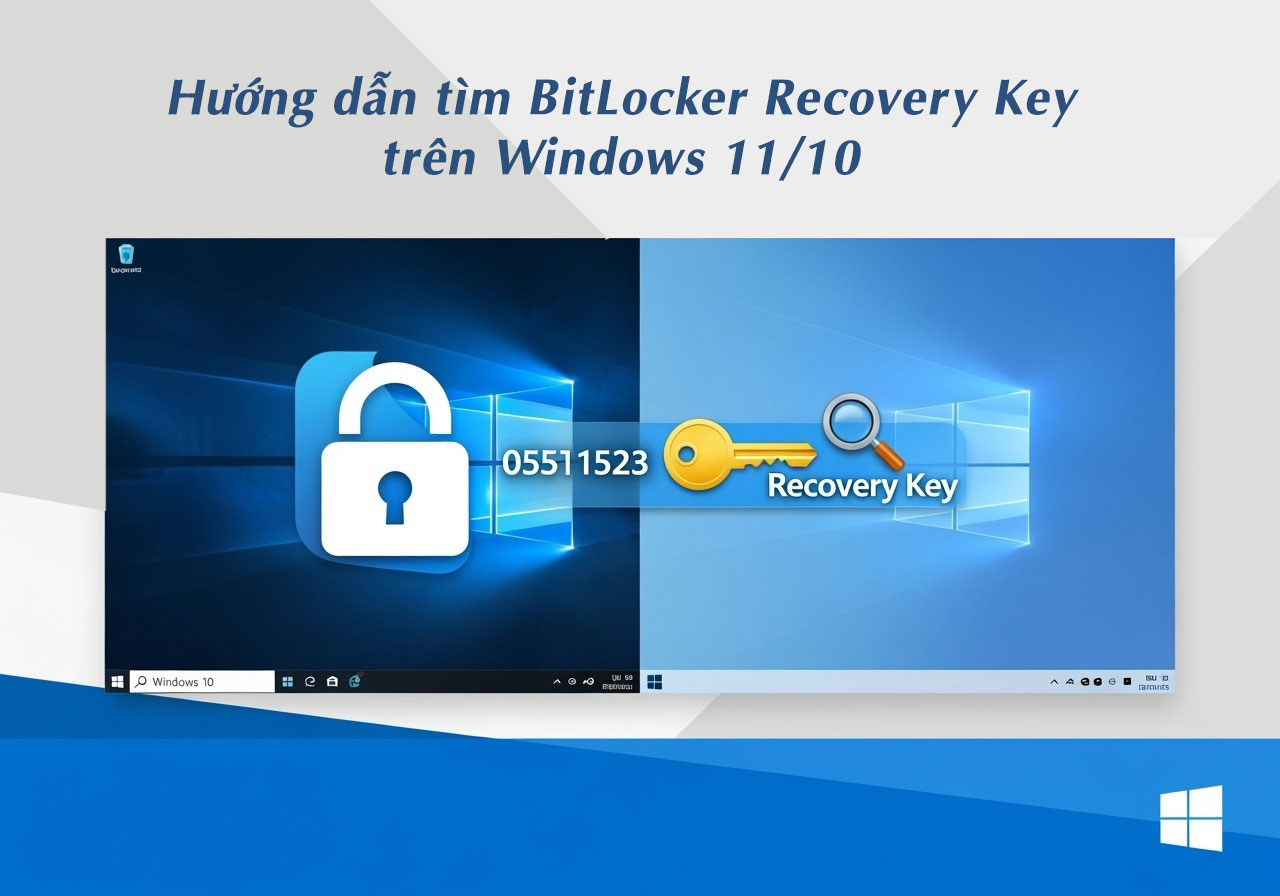 huong dan tim bitlocker recovery key tren windows 11 10