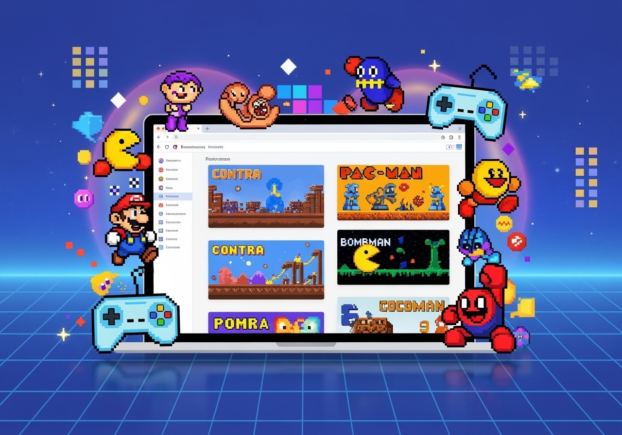 Emupedia, kho game tuổi thơ 8x, 9x trên trình duyệt web